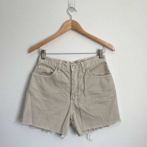 Vintage Tan Cut-Off Shorts - Picture 2 of 8